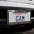 Bryant University School Logo Full Size Standard License Plate Metal Frame