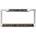 Bryant University School Logo Full Size Standard License Plate Metal Frame