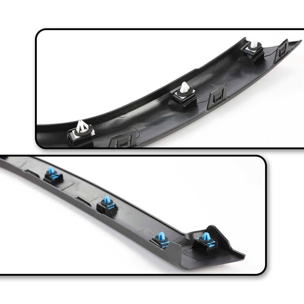 Front Right Fender Flare Passenger Side Wheel Arch Molding Trim For Ford Explorer 2011 2015 Black Polypropylene Factory Style 1