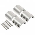Hecasa Split Collar Tube Clamp Compatible With 1-5 8 Inch Od Utv Roll Bar Clamps Weldable Bolt On Cage Mounts 2 Pcs