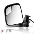 Ni1320247 Factory Style Driver Left Side Mirror Manual Folding Power Adjust Heated Glass Compatible With Chevrolet City Express