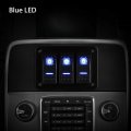 3 Gang Toggle Rocker Switch Panel Usb For Car Boat Marine Rv Truck Blue Led 12v-24v New Version