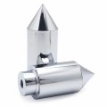 Httmt- Chrome Spike Frame Slider Crash Protection Compatible With 1999-2007 Hond Cbr 600 F4 F4i P N Mt290-020-cd
