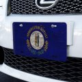 Graphics More Rustic Kentucky State Flag Distressed Usa Novelty Metal Vanity Tag License Plate
