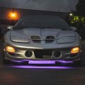 Ledglow 4pc Purple Flexible Car Slimline Led Underbody Underglow Accent Neon Lighting Kit 4 Unique Patterns Water Resistant Low