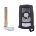 Ocpty 2x Uncut Keyless Entry Remote Control Key Fob Transmitter Replacement For Bmw 745i 745li 760li 760i 750i 750li Lx8766s