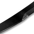 V-style Rear Car Trunk Lid Spoiler Compatible With Audi A4 Quattro Sedan 2017-2021 Glossy Black Carbon Fiber