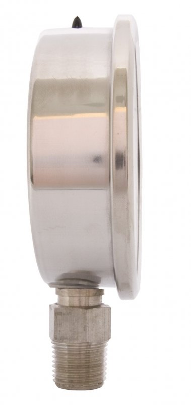 Durachoice 4 All Stainless Steel Oil Filled Pressure Gauge 1 2 Npt Lower Mount 300psi