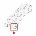 Caltric 2xj-22123-00-00 Swing Arm Pivot Shaft Bushing Bearing Kit Compatible With Yamaha