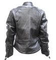 Womens Leather Motorcycle Jackets Insulated Zip Out Lining Size S Sm Small 