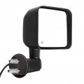 Ocpty Passenger Side View Mirror Compatible With 2007-2017 For Jeep Wrangler Textured Manual Folding Heated Abs
