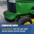 3-pieces Factory Style Front Bumper Compatible With John Deere 325 335 345 355d Gx325 Gx335 Gx345 Gx355 Bare Green