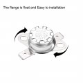 Uxcell Ksd301 Thermostat 170a 338a F 10a Normally Closed N C Adjust Snap Disc Temperature Switch For Microwave Oven Coffee