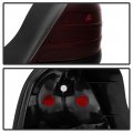 Acanii For Red Smoke 1999-2011 Ford Crown Victoria W 2 Bulb Socket Tail Lights Brake Lamps