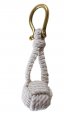 Nautical Knoted Jute Rope Decorative Key Chain 1 Piece 