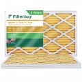 Filterbuy 12x24x1 Air Filter Merv 11 Allergen Defense 3-pack Pleated Hvac Ac Furnace Filters Replacement Actual Size 38 X 23 0 