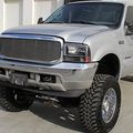 Spec-d Tuning Lh-f25099jm-abm Ford F250 350 450 Super Duty Excursion Diamond Black Headlights Pair