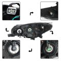 Right Headlamp Passenger Side For 2017-2018 Impreza Crosstrek Headlight Assembly Replacement 84001fl00a Chrome Housing Clear