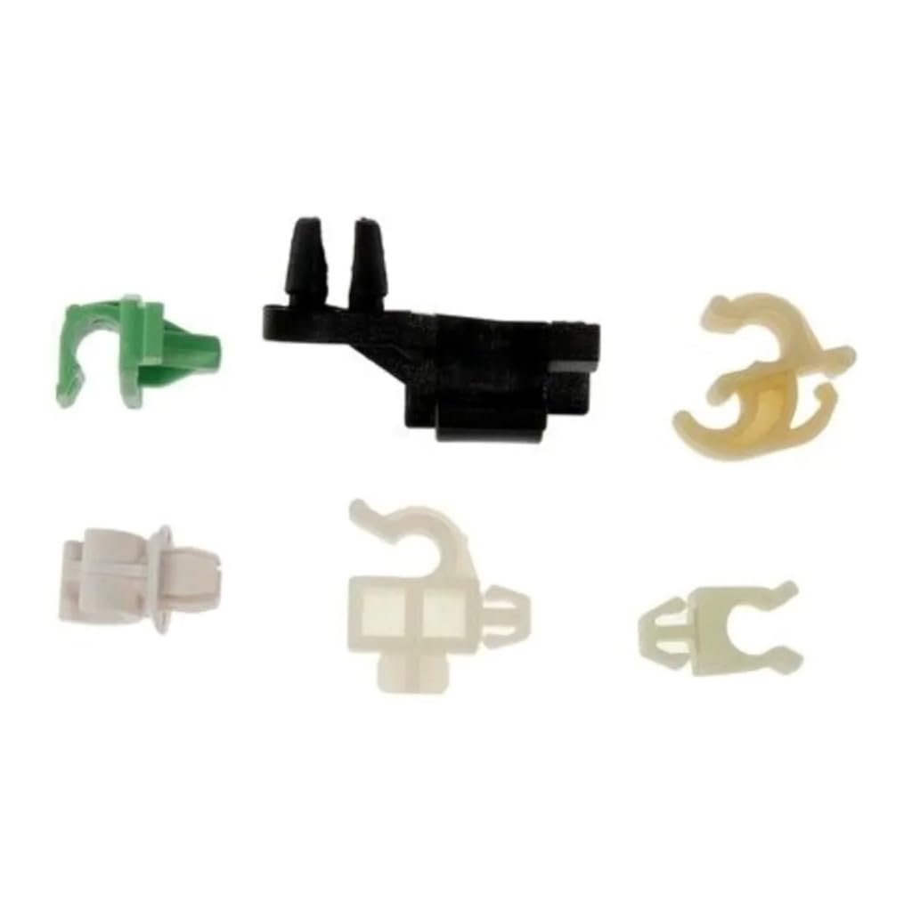 Hood Prop Rod Clip Assortment For Chevy Malibu 1997 1998 1999 2000 2001 Plastic Replacement 15021761 1h0823397 6 Pieces Black