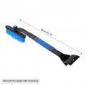 Fydun Ice Scraper 2a Ina 1 Multifunction 55a 70 Cm Extendable And Snow Brush With Ergonomic Foam Grip For Cars Trucks Suvs Blue