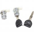 Set Of 2 Door Lock Cylinder With Keys For Honda Civic Vx 1992-1995 