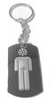 Buddhism Buddha Person Religion Religous Symbol Logo Metal Ring Key Chain 
