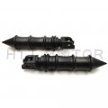 Httmt Mt096 Pa017x2 Spike Bamboo Footpegs Footrest Compatible With H-d 2018-2019 Breakout Fxbr 114 Fxbrs
