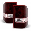 Acanii For 2001-2011 Ford Ranger Red Smoke Tail Lights Brake Lamps Left Right Aftermarket