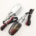 Motorcycle Aluminum 10mm Stalk Turn Signals Blinker Lights For Universal Bike