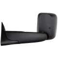 Towing Mirror Fit For 1994-2001 Dodge Ram For 1500 2500 3500 Drivers Side Manual Adjusted No Heated Turn Signal Light Black