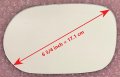 Mirror Glass With Full Size Adhesive For 2000-2006 Honda Insight Driver Side View Left Lh