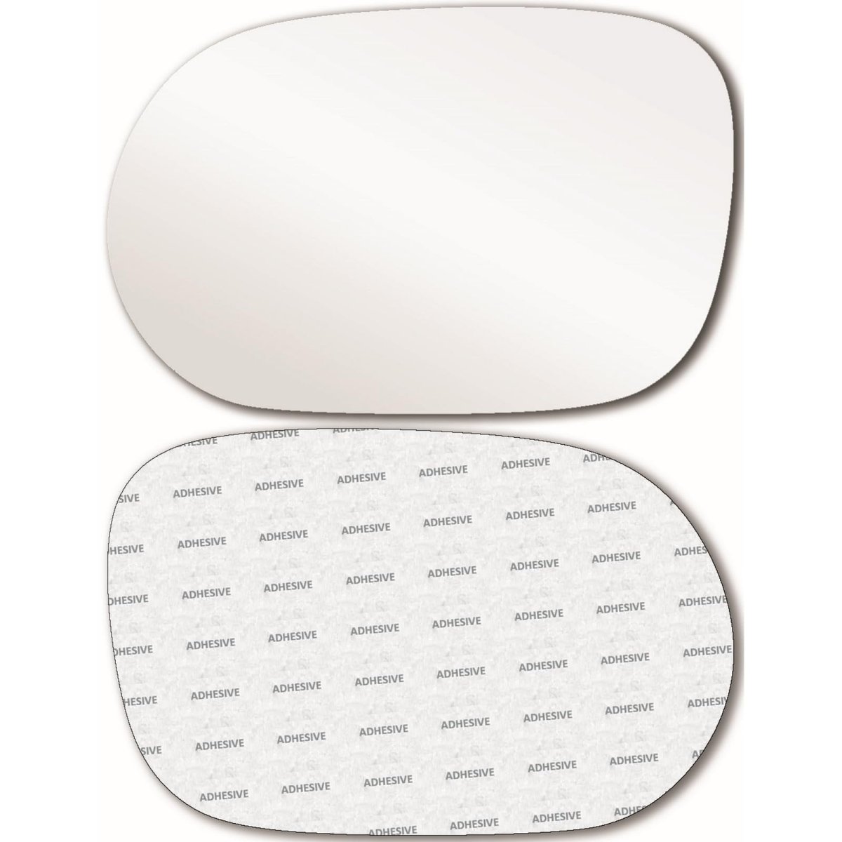 Mirror Glass With Full Size Adhesive For 2000-2006 Honda Insight Driver Side View Left Lh