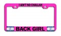 I Ain T No Challah Back Girl Jewish Israel Pn Car Suv Truck Metal License Plate Frame Tag Holder M52 