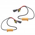 Akozon Led Load Resistors 2pcs 50w 6i 9005 Resistor Decoder Canbus Error Warning Canceller For Headlight Foglight
