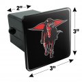 Texas Tech University Secondary Tow Trailer Hitch Cover Plug Insert