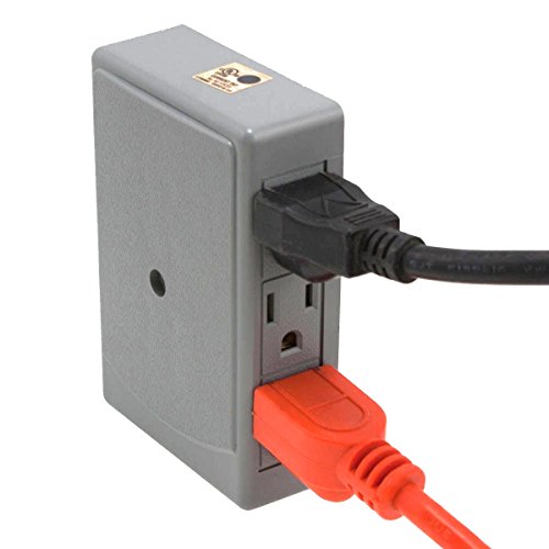 UL-Listed, IIT 26860 Cord Protector 6 Outlet Wall Tap Splitter Side Entry 