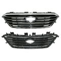 Front Bumper Chrome Grill Factory Style Grille Replacement For 2015-2016 Hyundai Sonata