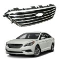Front Bumper Chrome Grill Factory Style Grille Replacement For 2015-2016 Hyundai Sonata