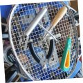 Wakauto 4 Pieces Threading Machine Stringing Badminton Rackets Scratching Tool For Green Suits Plastic Volleyball Pull Cord