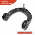 A-premium Front Left Upper Control Arm With Ball Joint Bushing Compatible Jeep Grand Cherokee 2011-2015 Dodge Durango Replace
