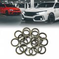 X Autohaux 20pcs Engine Oil Crush Washers Drain Plug Gaskets 18mm Id 25mm Od For Car
