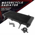 Worldmotop Aluminum Cooling Radiator Replacement For Suzuki Sv1000 Sv1000s 2003 2004 2005 2006 2007 2008 Engine Cooler