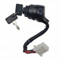 Jdllong Ignition Key Switch 4 Pins Fits Yamaha G14 Gas Electric Golf Cart Models Jn3-82510-00-00