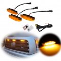 Gtinthebox 3 Pcs Grille Led Amber Light For 2014-2021 Toyota 4runner Trd Pro Sr5 Off-road Limited Tro Amber Lens