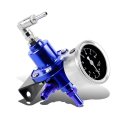 Auto Dynasty Compatible With Honda B-series Top Feed Fuel Injector Rail Kit Fuel Pressure Regulator Blue