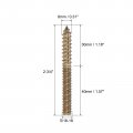 Uxcell 5 16-18x2-3 4 Hanger Bolts 8pcs Double Ended Screws Wood Dowel For Furniture