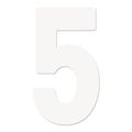 Factory Effex 02-4375 White 8 Pro Number Graphic 