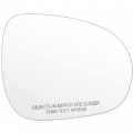 Ocpty Right Passenger Side Exterior Mirror Glass View Fit For 2016-2019 Fiat 500x 5f W Heated Chrome Convex Outside Replacement