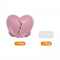 Uxcell 2pcs Toilet Tank Button Pusher Love Heart Shaped Flushing Replacement Part For Women Long Nail Pink
