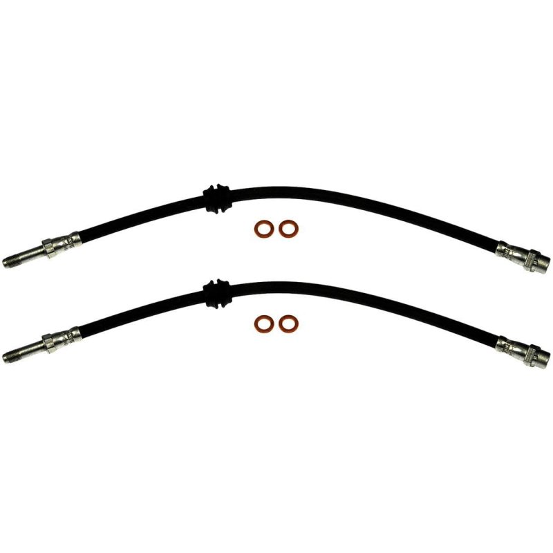 A-partrix 2pcs Front Brake Line Hoses Hydraulic Fits Bmw 318i 1992-1998 318is 1992-1997 318ti 1995-1999 323ci 2000-2000 323i